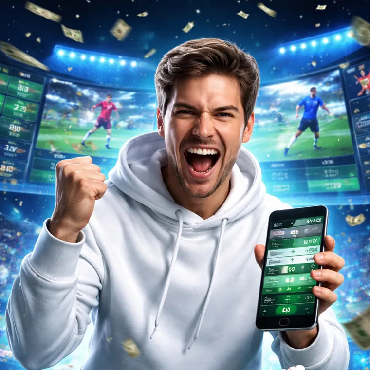 Filipino player enjoying mobile casino game on smartphone